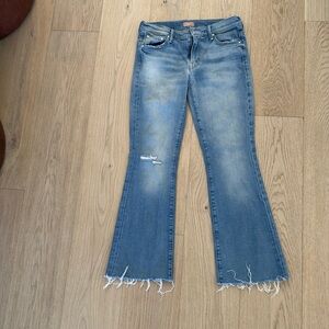 Mother the Slacker Fray jeans